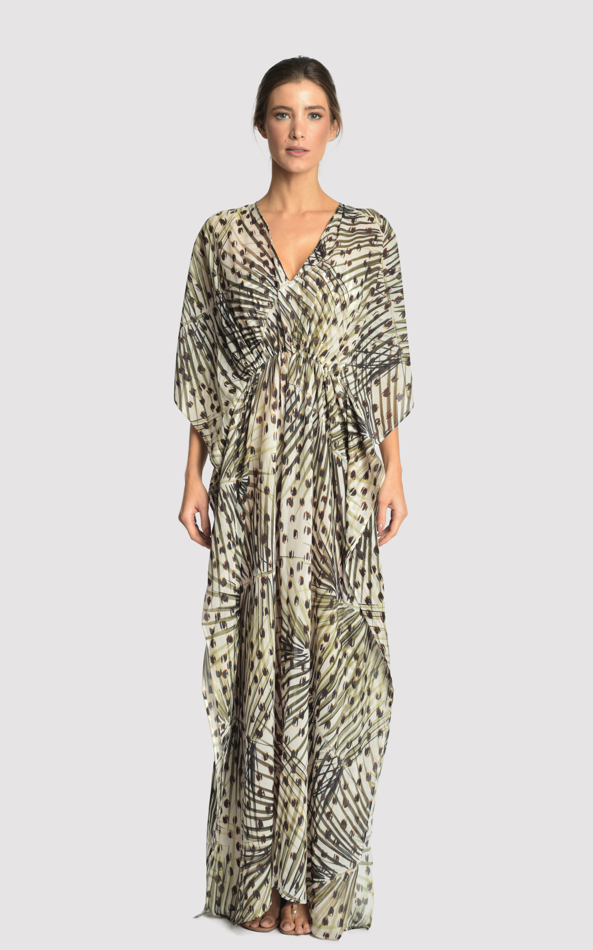 cheetah long dress